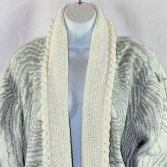 Vintage Monto Por Le Chois Angora Blend Cardigan/Jacket - Picture 3 of 10